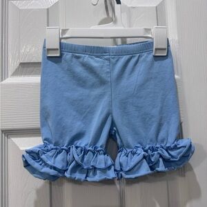 Blue Ruffle Kids Shorts
